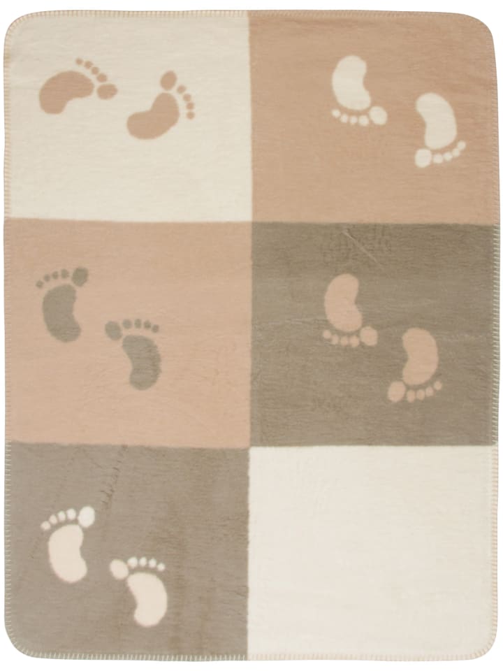 Baumwolle Babydecke in natur