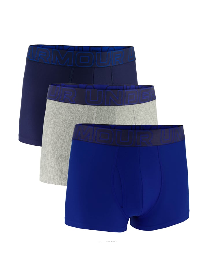 Boxershort 3er Pack in Blau/Grau