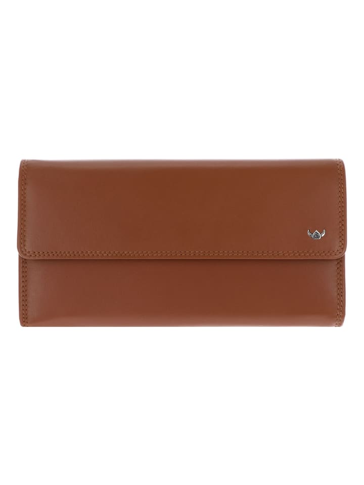 Polo Geldbörse RFID Leder 19,5 cm cognac