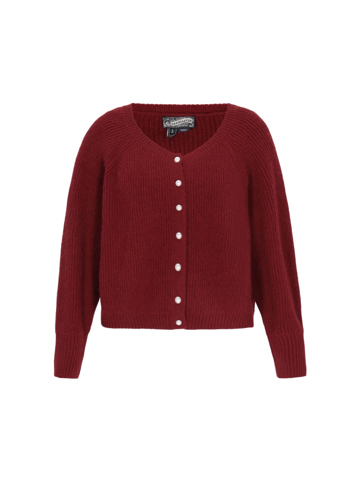Women Cardigan in burgundy