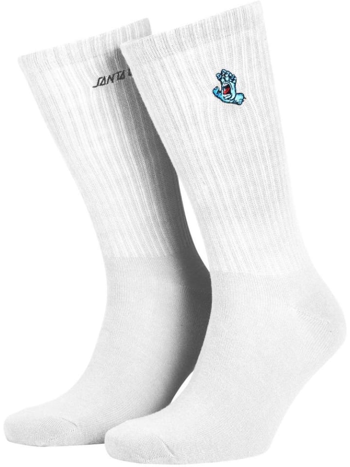 Socke "Screaming Mini Hand" in Weiß