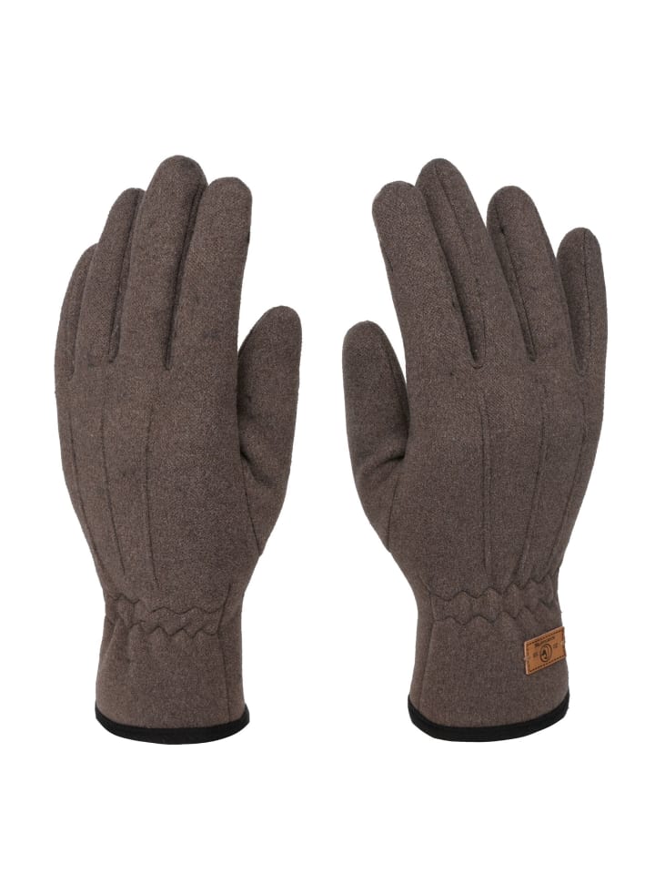 Fleece-Handschuh Hanna in camel mélange