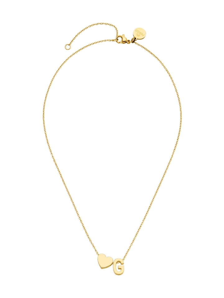 Kette Letter Heart G Gold