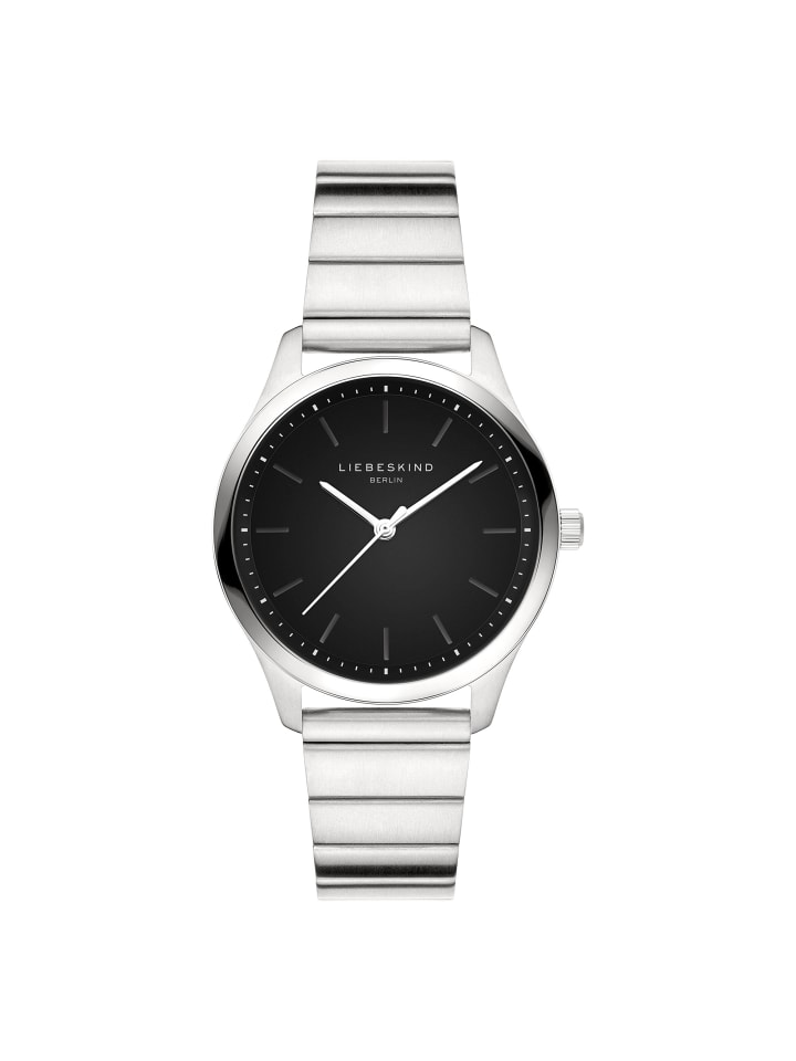 Armbanduhr The Round Staple in silber