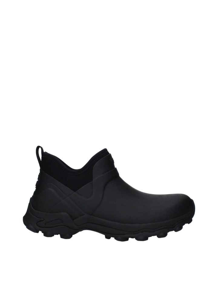 Schwarz Baumwolle Knöchel Stiefel