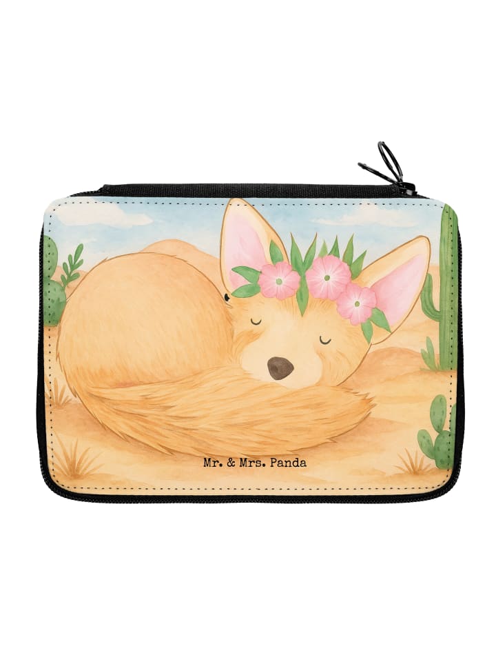 Menschrmäppchen Wüstenfuchs Blumen Design ohn... in Weiß