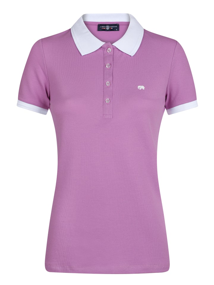 Polo Shirt Kurz Arm in lila