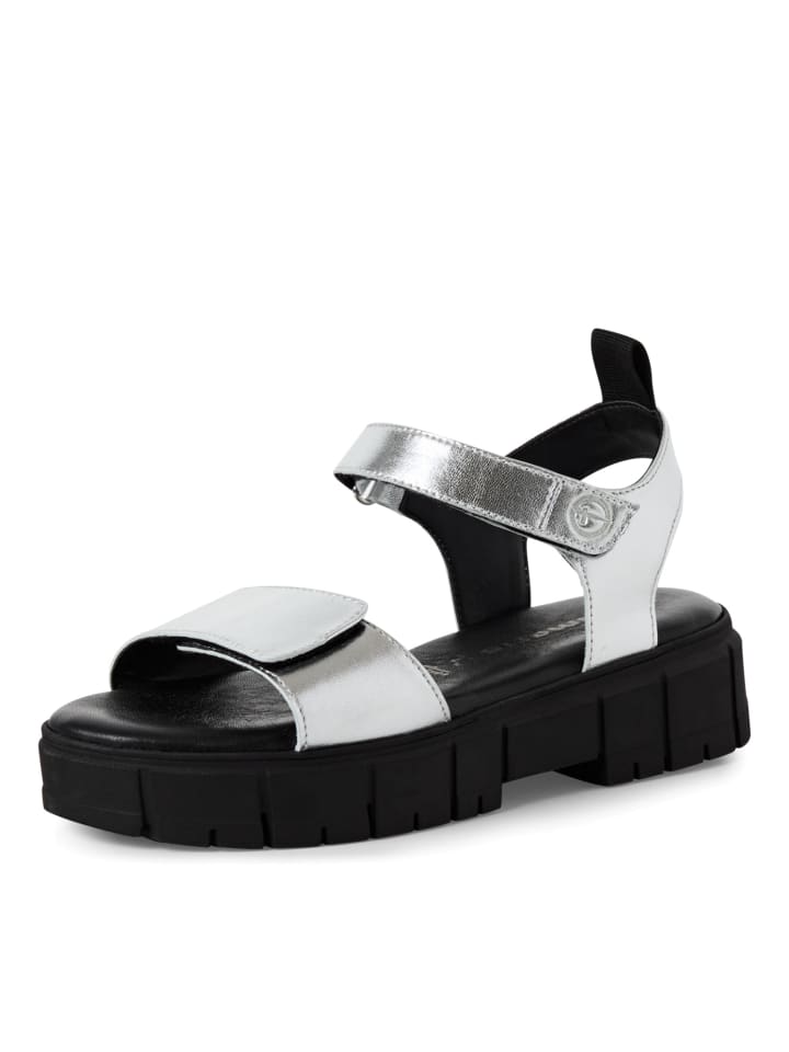 Sandalette in silber