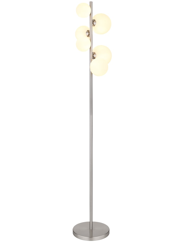 Stehleuchte "RIHA" in silver