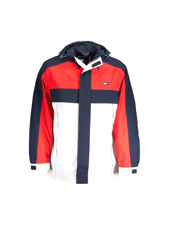 Blau Polyamid Herren Jacke