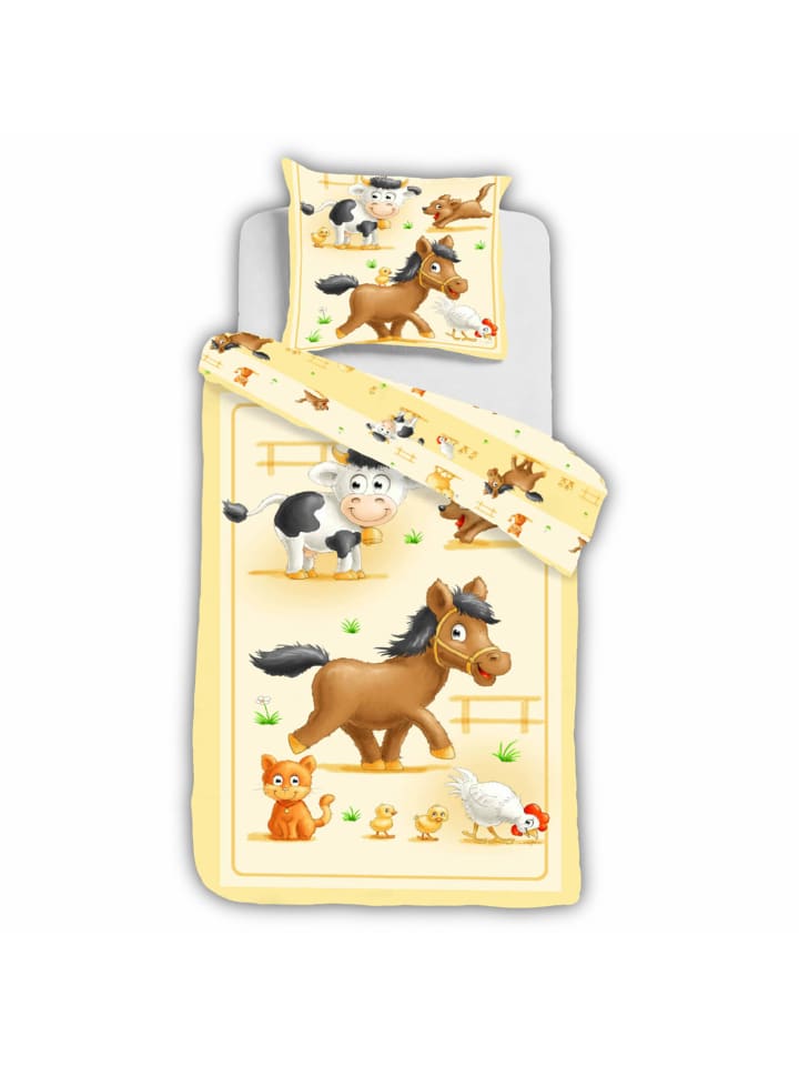 Bettwäsche Pferd in Bunt