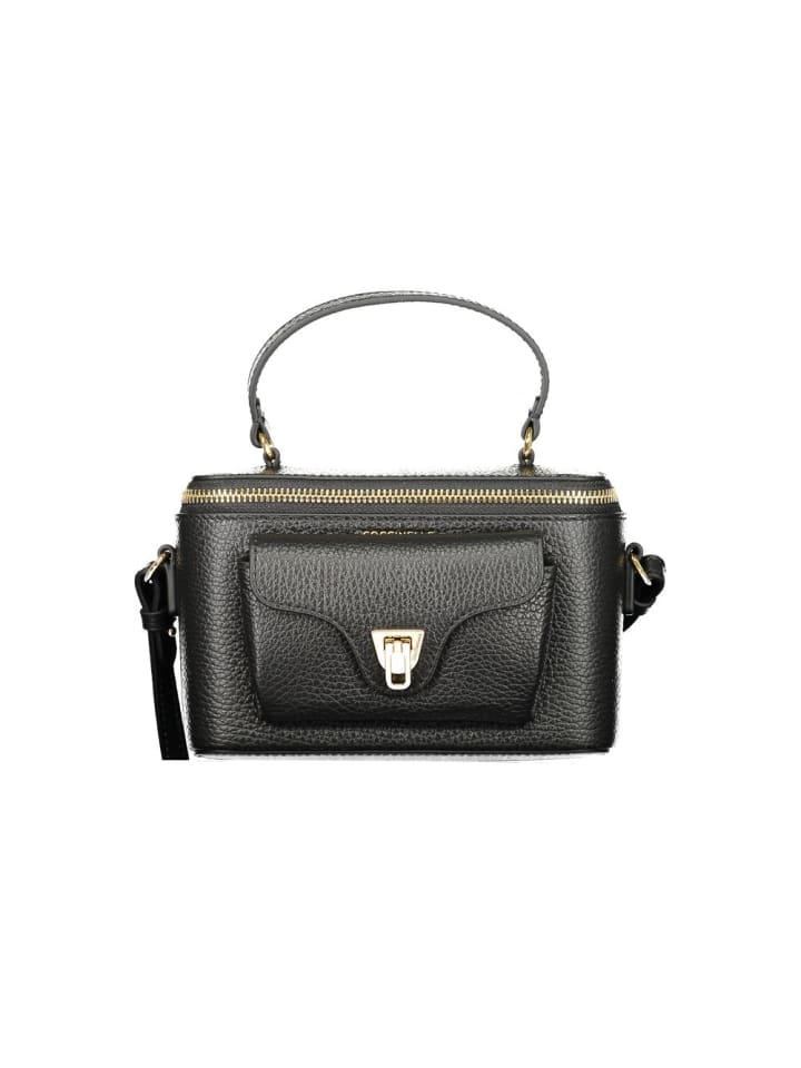Schwarz Leder Damen Handtasche