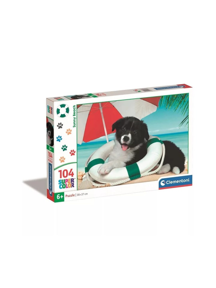 Hund Sunny Beach 104-teiliges Clementoni-Puzzle