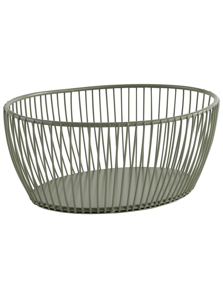 Korb in smoke green, 20 x 15 cm, H: 8 cm           