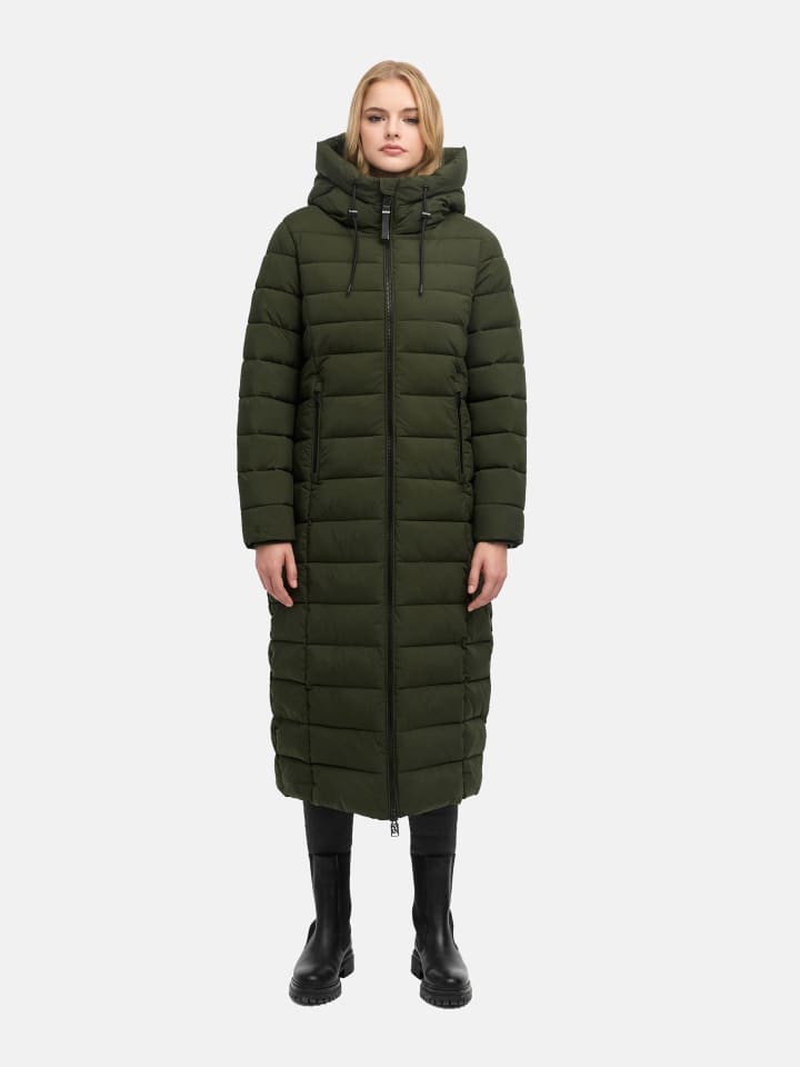 Wintermantel Vanillawolke 14 in Dark Olive