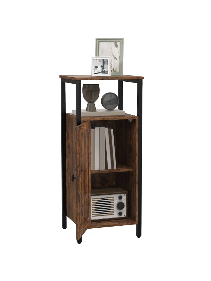 Beistelltisch in Rustikal-Braun 34L x 30B x 80H cm