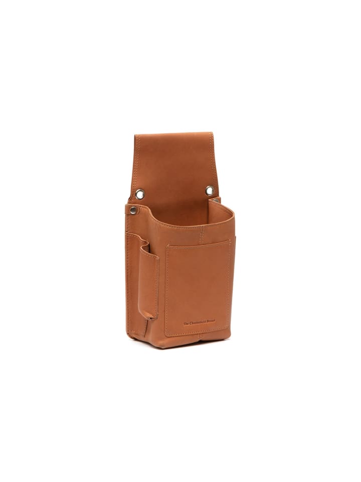 Taiwan Kellnertasche Holster Leder 12 cm cognac