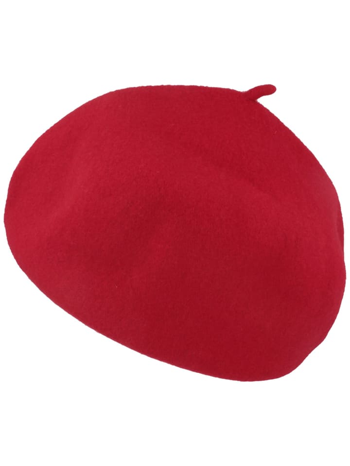 Woll Stegbaske in rot