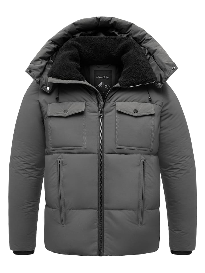 Winterjacke RENTON in Dunkelgrau