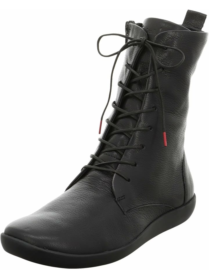 Schnür-Stiefeletten für Damen in schwarz