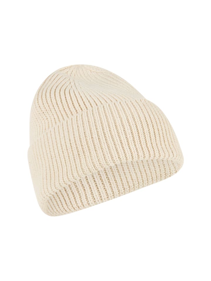 Beanie aus einem Baumwoll-Kaschmir Mix in Hafer