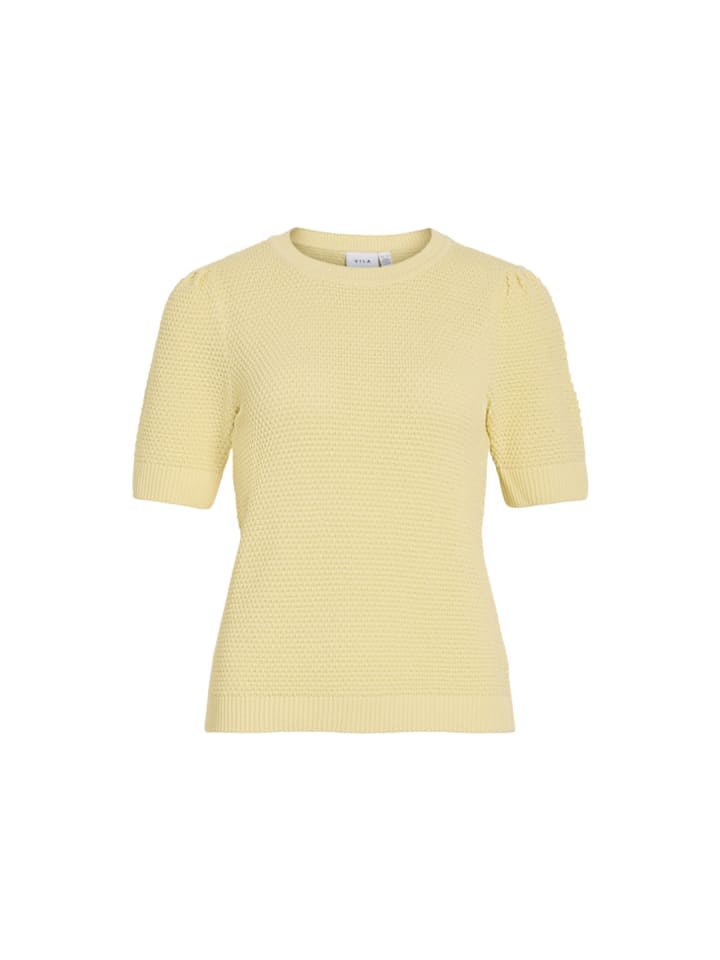 Pullover in pastel yellow