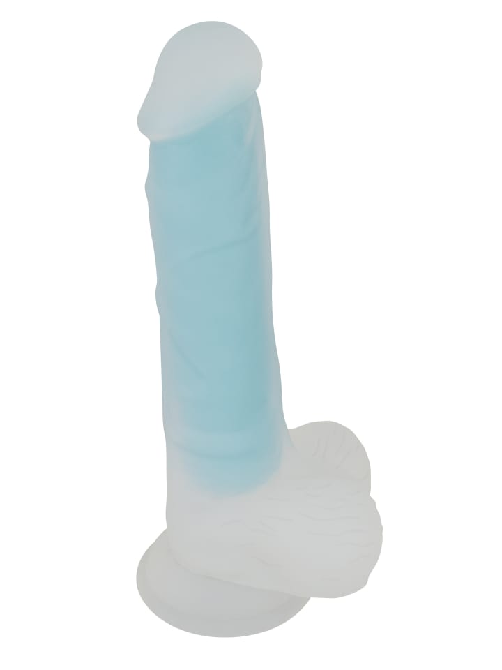 Dildo Glow in the Dark in transparent