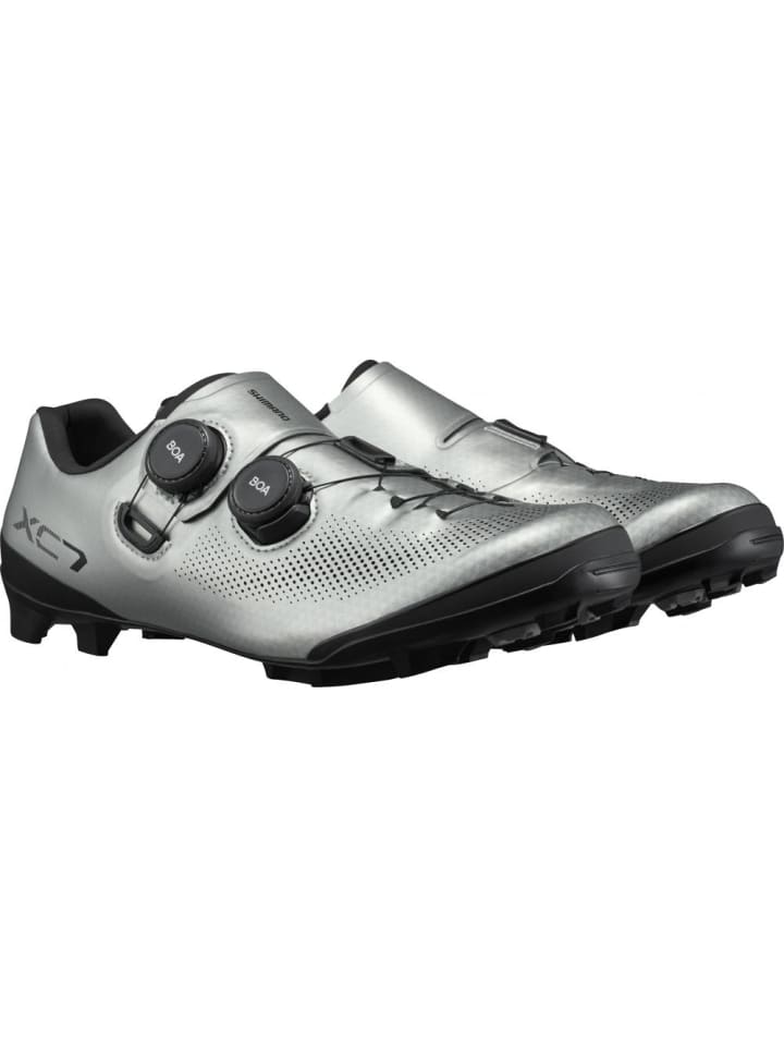 Fahrradschuhe XC703 Herren/Damen MTB SPD 47 Silber - XC-Schuh