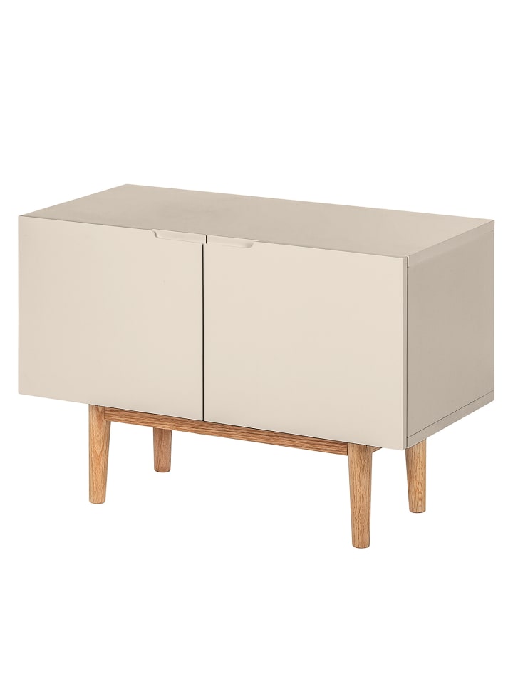 home24 Schuhkommode aus Holzwerkstoff im skandinavischen Stil in Taupe