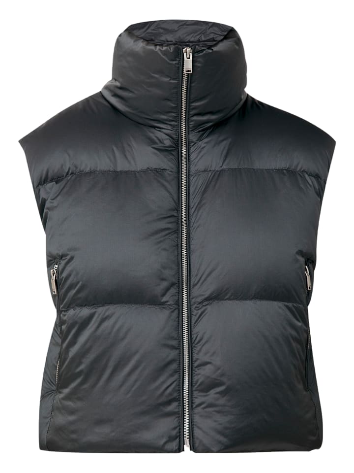 Steppweste Kurz in dark green