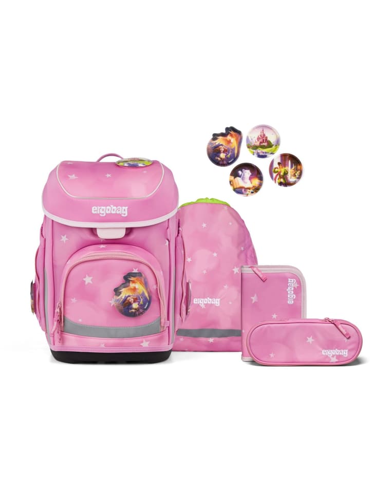 Cubo Schulranzen Set 5-tlg. WolkenzauBär in pink