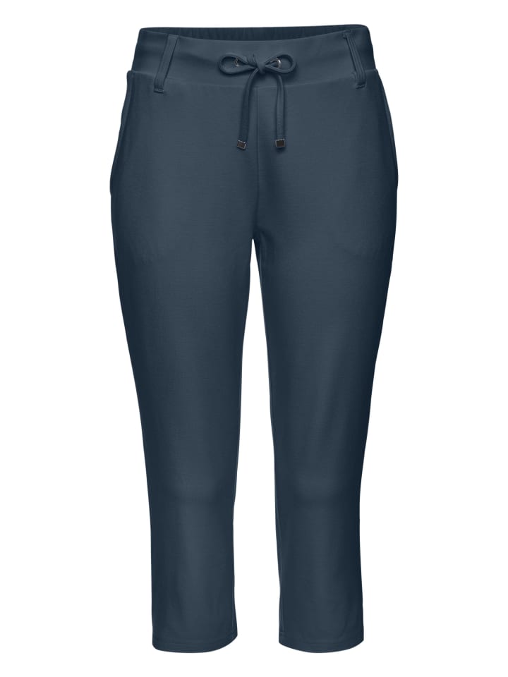 Caprileggings in blau