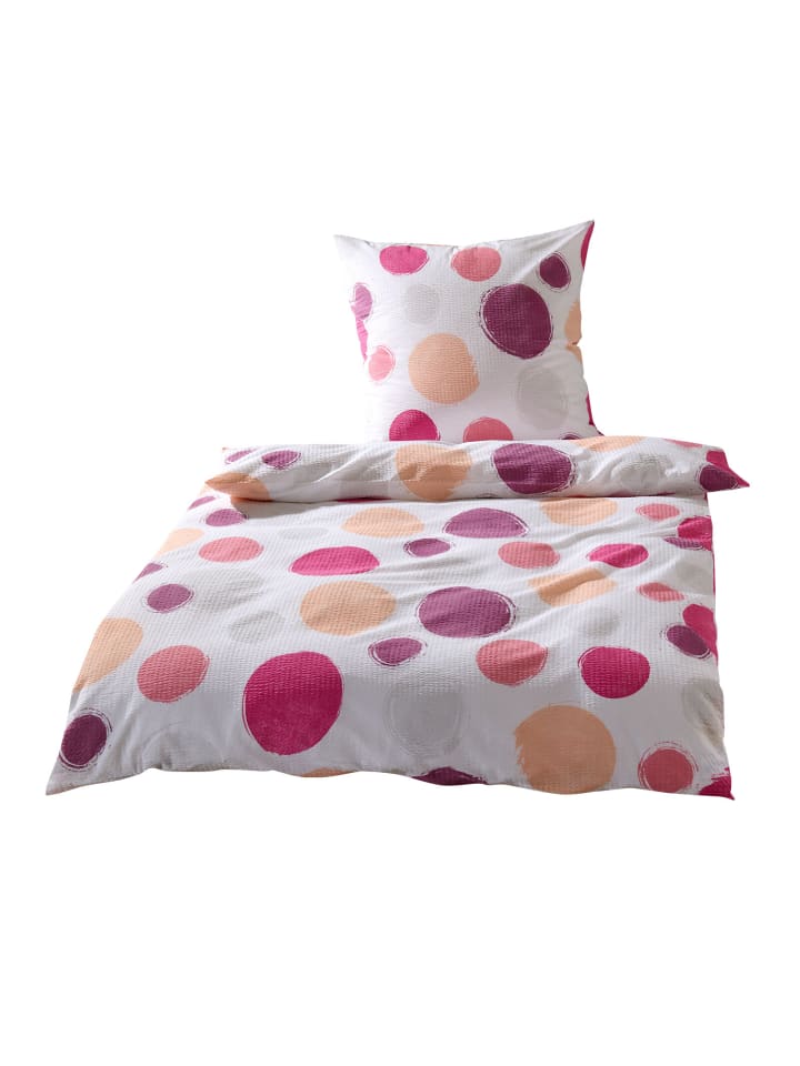 Bettwäsche Kreise in bunt