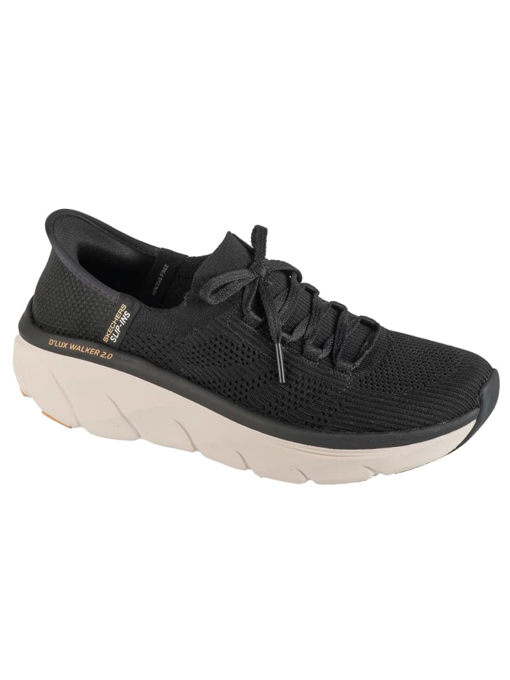 Skechers Slip-Ins: D'lux Walker 2.0 - Thrill Movement in Schwarz