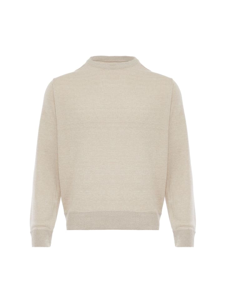Women Pullover in Sand Melange