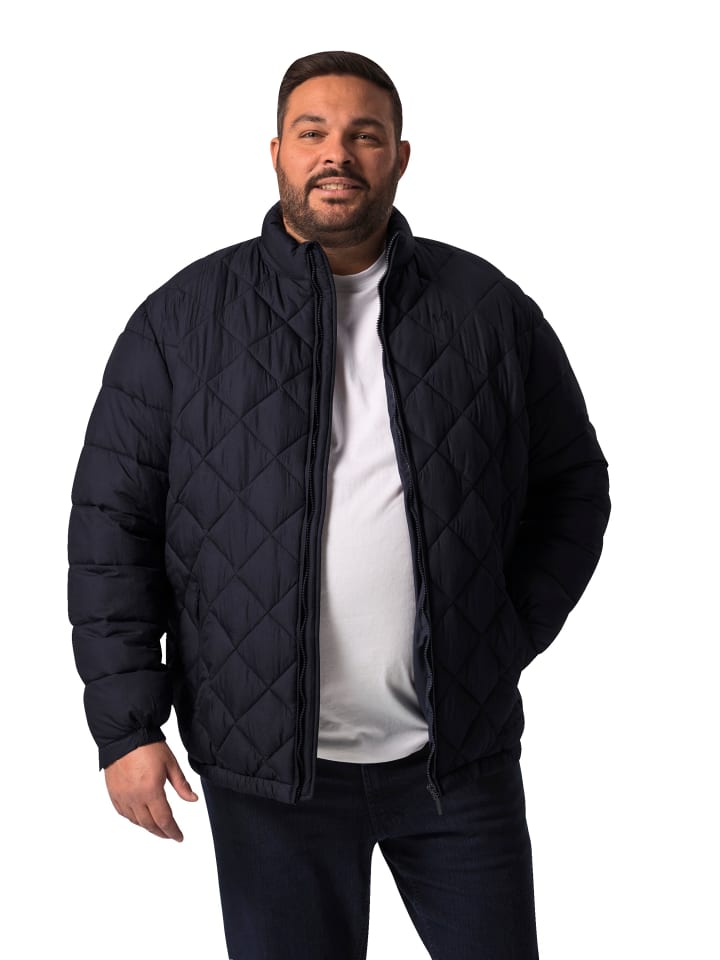 Steppjacke in navy blau