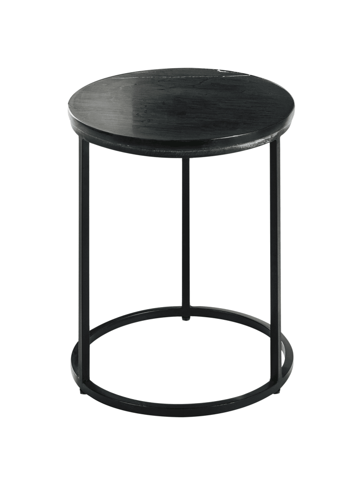 Beistelltisch TYRELL in Schwarz - (W) 40 x (H) 45 x (L) 40 cm
