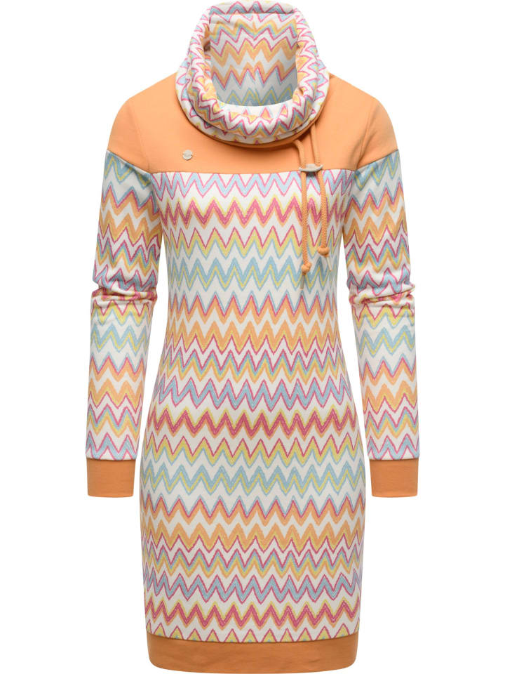 Sweatkleid Chlloe Zig Zag YOUMODO in Multi Combo
