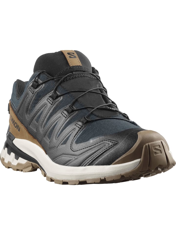 Trekkingschuh in black/coyote brown/vanilla ice