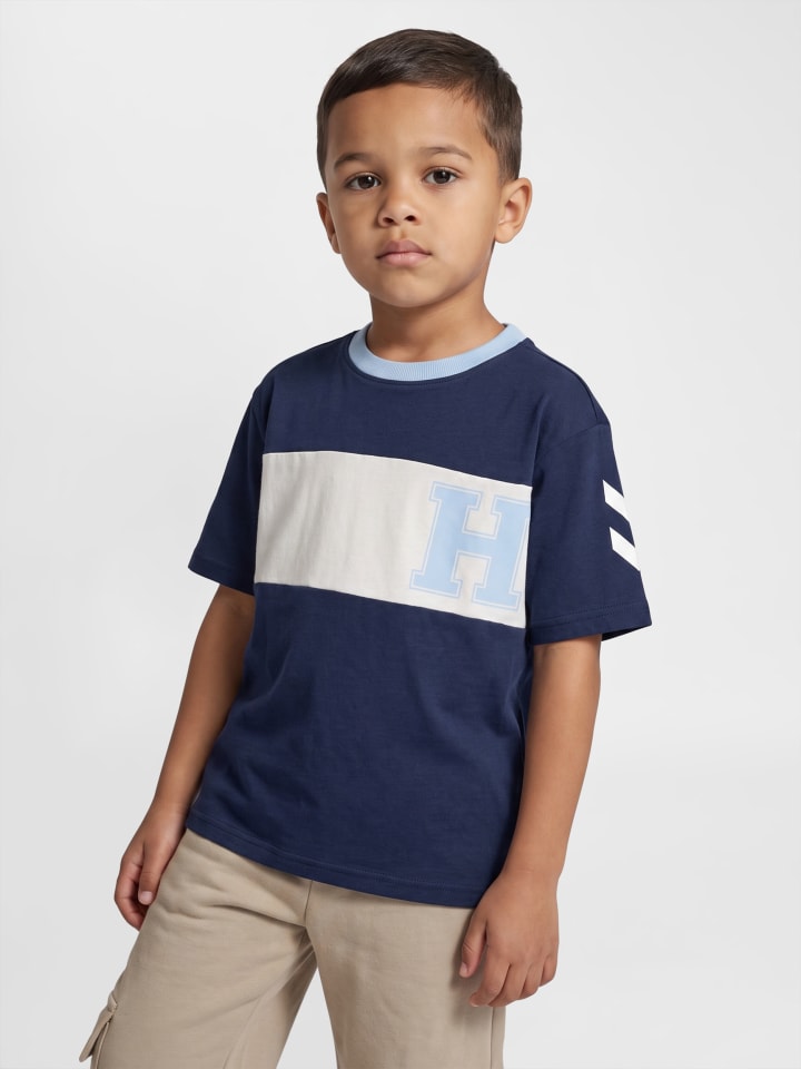 T-Shirt Hmlrobin Kinder in DRESS BLUES