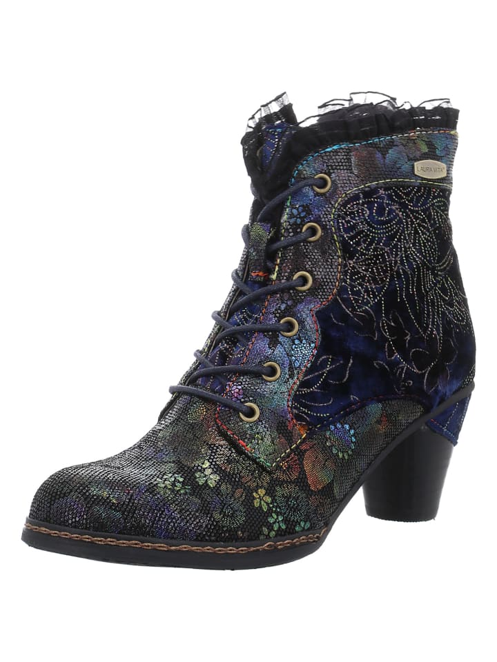Stiefelette in blau