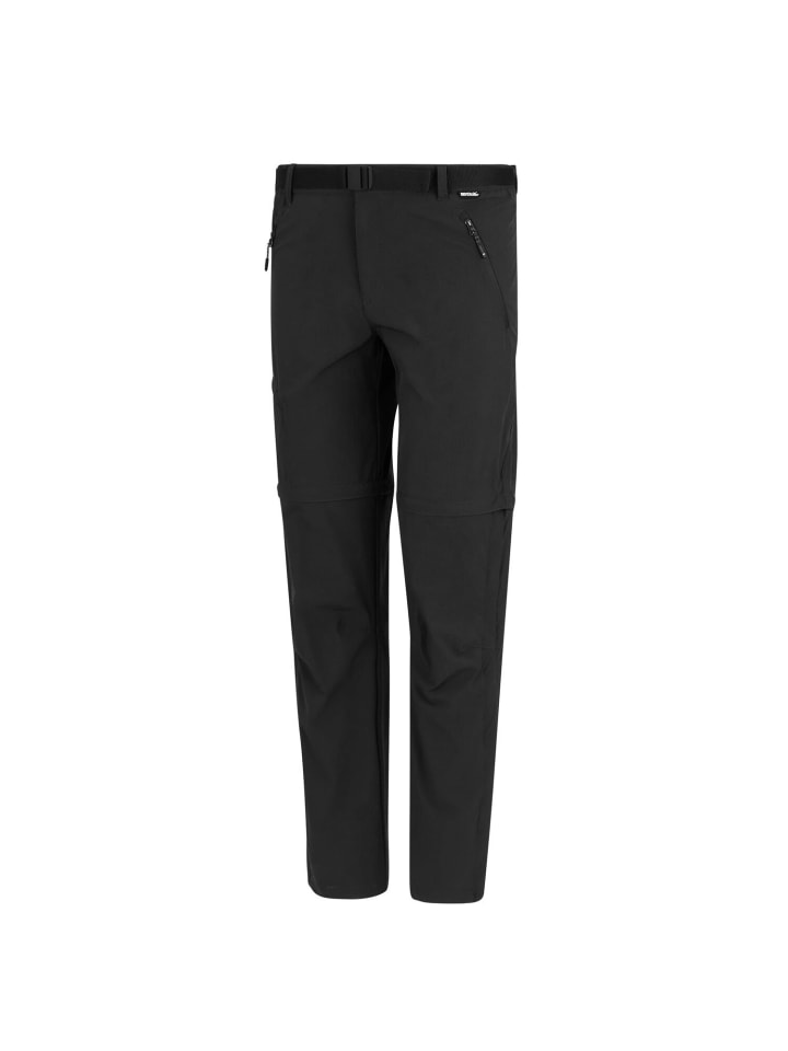 Zip Off Outdoorhose XERT Stretch Z/O Trousers in schwarz