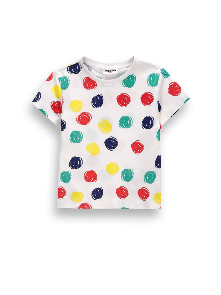 T-Shirt mit kurzen Ärmeln in bunt