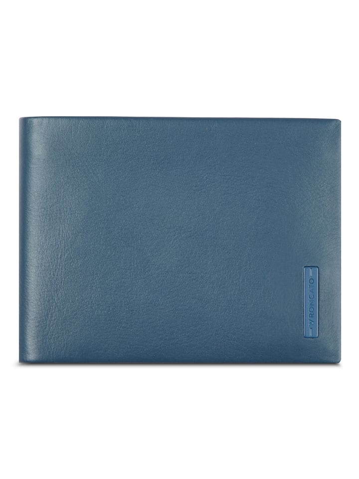 Detroit Geldbörse RFID Schutz Leder 12.5 cm denim