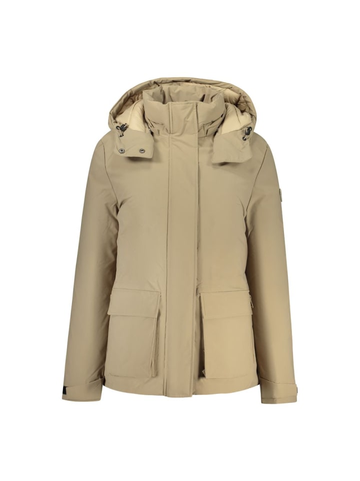Braun Polyester Damen Jacke