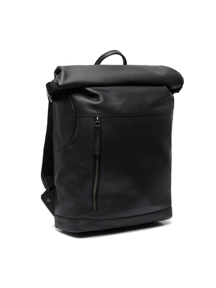 Mazara Business-Rucksack Leder 39 cm Laptopfach black