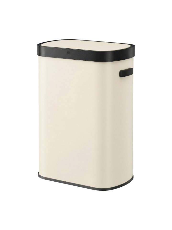 Mülleimer Powe in Creme - (B)27.1 x (H)58.7 x (T)42.5 cm - 50 L