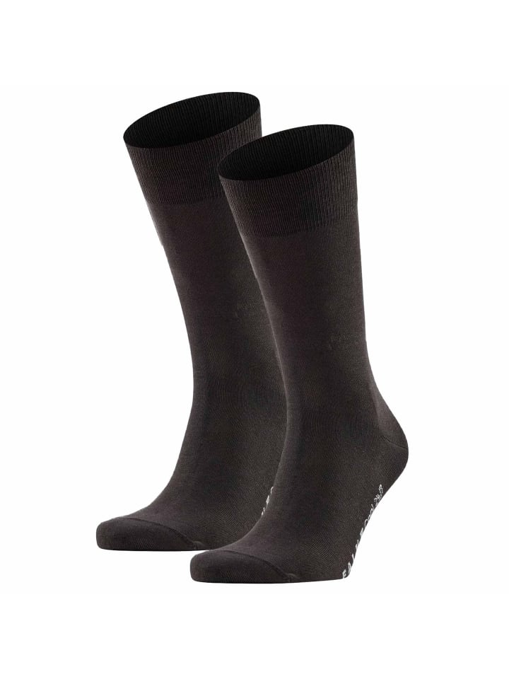 Socken 2er Pack in Braun