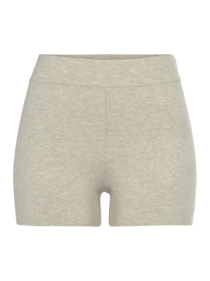 Strickhose in Hellgrau