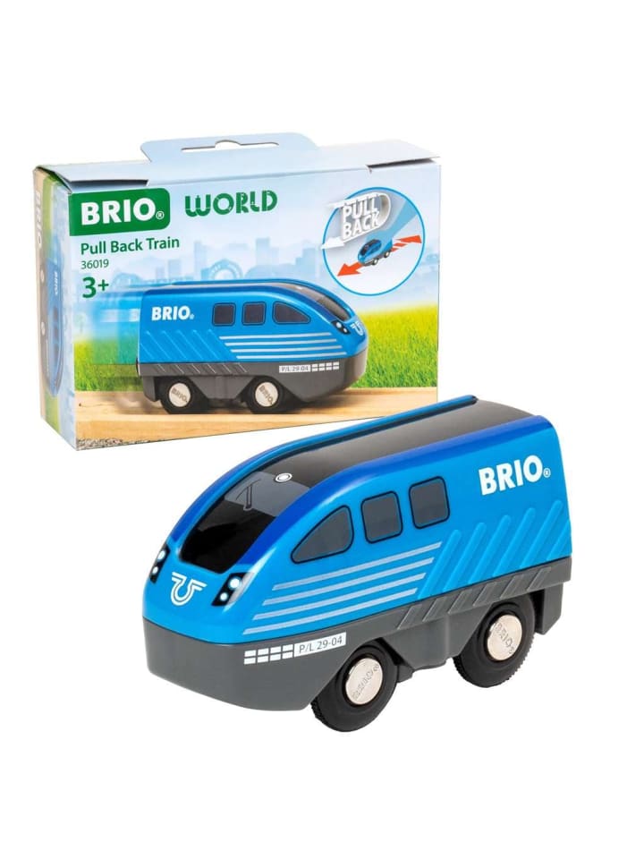 Brio Aktionsspiel Lok mit Rückziehmotor in bunt